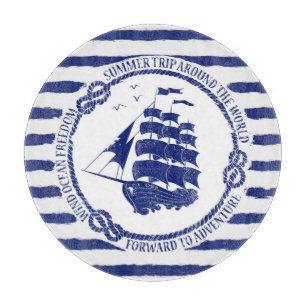 Nautisk Emblem med seglingfrakten