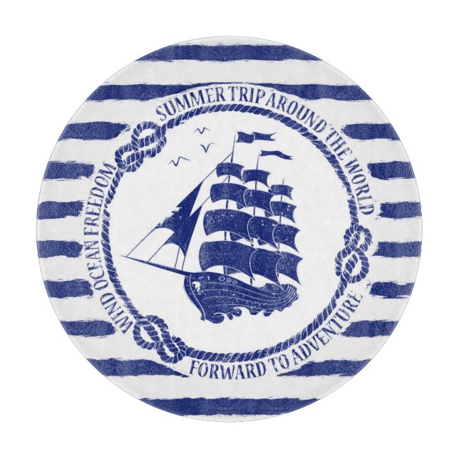 Nautisk Emblem med seglingfrakten (Framsidan)