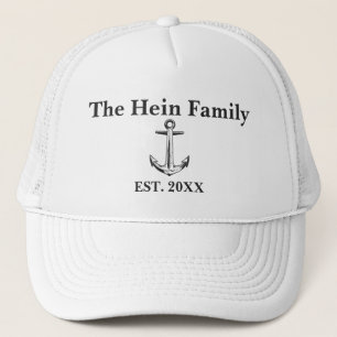 Nautisk familj Namn kaptener Hat Keps