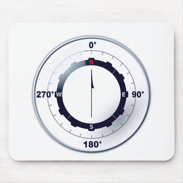 Nautisk fartygsCompass Musmatta (Framsidan)
