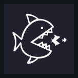 nautisk FISH med tänder | Poster<br><div class="desc">| SJÖ Life | NAUTISKT | BOATNING | ANCHOR | SJÖ Life | LIVET ÄR BÄTTRE I SJÖ | ROLIGT | CHIC | ENKEL | VATTEN | TILLBEHÖR TILL ROLIGT-BOATDEKOR FÖR HEMMET | NAUTISK TROPISK HEMDEKOR | KLASSISK SILHOUETTKONSTRUKTION | BEACH | SEA | OCEAN DECOR HOME BOAT ACCESSORIS | CAPTAIN...</div>