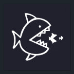 nautisk FISH med tänder | Poster<br><div class="desc">| SJÖ Life | NAUTISKT | BOATNING | ANCHOR | SJÖ Life | LIVET ÄR BÄTTRE I SJÖ | ROLIGT | CHIC | ENKEL | VATTEN | TILLBEHÖR TILL ROLIGT-BOATDEKOR FÖR HEMMET | NAUTISK TROPISK HEMDEKOR | KLASSISK SILHOUETTKONSTRUKTION | BEACH | SEA | OCEAN DECOR HOME BOAT ACCESSORIS | CAPTAIN...</div>