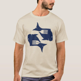 Nautisk fisk med Namn T Shirt