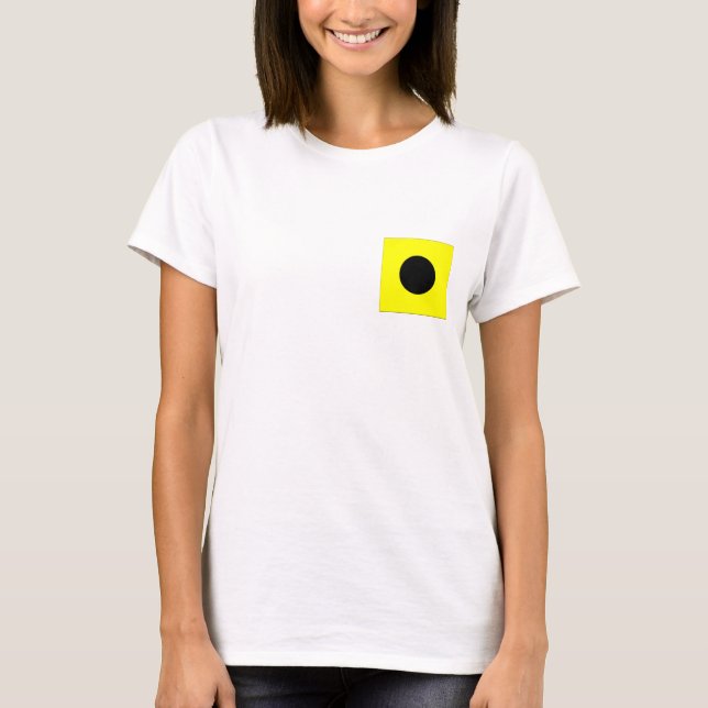 Nautisk flagga I T Shirt (Framsida)