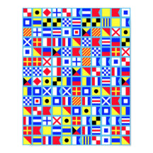 Nautisk Flagga Poster