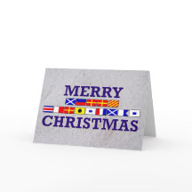 Nautisk Flagga - Sandy julkort