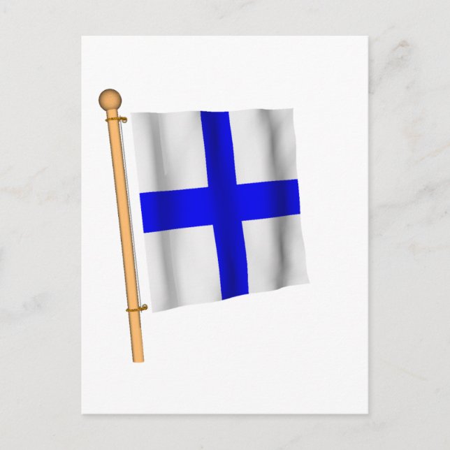 Nautisk Flagga 'X' Vykort (Framsida)