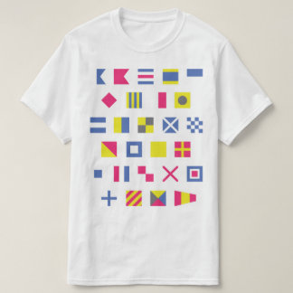 Nautisk flaggaT-tröja Tee Shirt