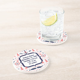 Nautisk flotta ankchor,Whale Octopus Mönster Underlägg Sandsten