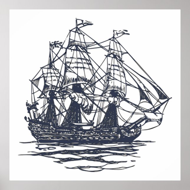 Nautisk Frakt Poster (Framsidan)
