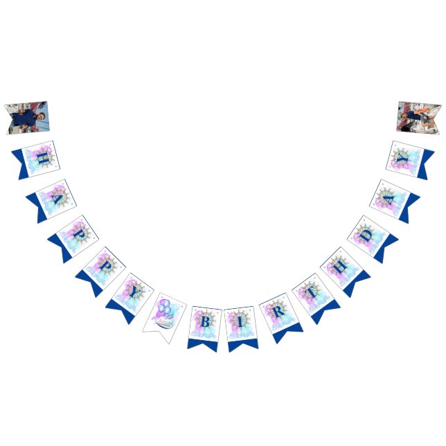 Nautisk (Frakt Wheel) Födelsedag Flaggor (Alla)