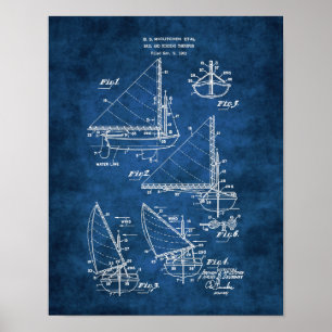Nautisk gåva för dekorseglingtryck #4 för sjöm poster