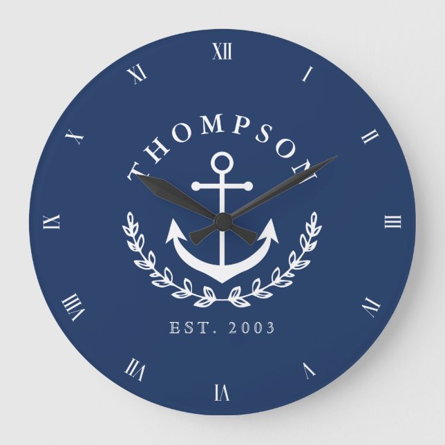 Nautisk havandeflod, vit ankare, Namn och årstider Stor Klocka (Framsida)