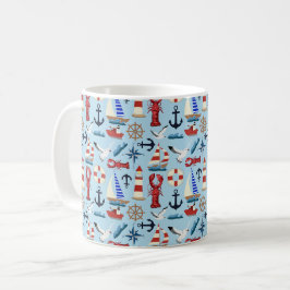 Nautisk havsbåt kaffemugg
