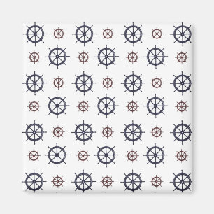 Nautisk Helms Ocean Sailing Beach Magnet