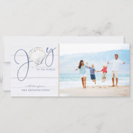 Nautisk jul Joy Rustic Helgdag Photo