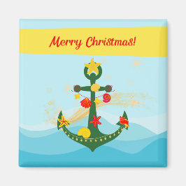 Nautisk julankare magnet