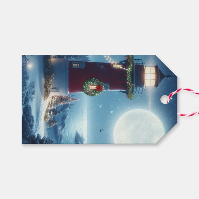 Nautisk julfyr presentetikett (Framsidan (Horizontal))