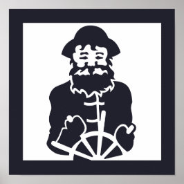 Nautisk KapTAIN till havs | Poster