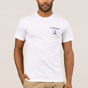 Nautisk kapten Anchor Rope T-Shirt White