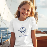 Nautisk kompass ankare till din båt eller Namn Whi
