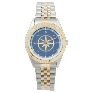 Nautisk kompass armbandsur