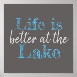 Nautisk LIVET ÄR BÄTTRE I SJÖ | Poster