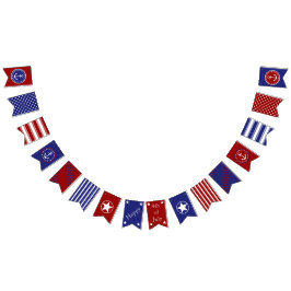 Nautisk Lycklig 4 juli Vimplar