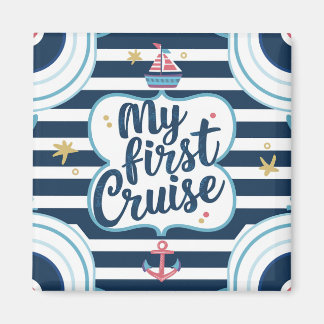 Nautisk min första kryssning magnet