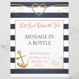 Nautisk Möhippa i ett Flaska-tecken