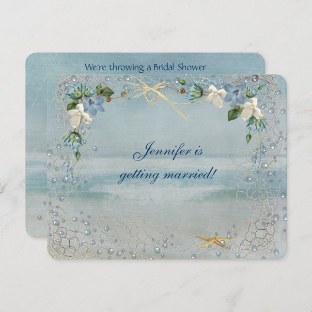 Nautisk Möhippa Inbjudningar (Fram/baksida)