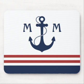 Nautisk Monogram Musmatta