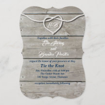 Nautisk monogrambröllop