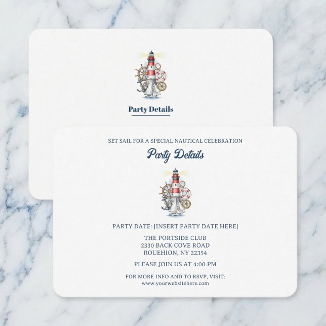 Nautisk Ocean Beacon QR-kod OSA Kort (Plan your perfect ocean day.)