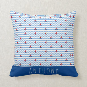 Nautisk Personlig för segelbåt Kudde