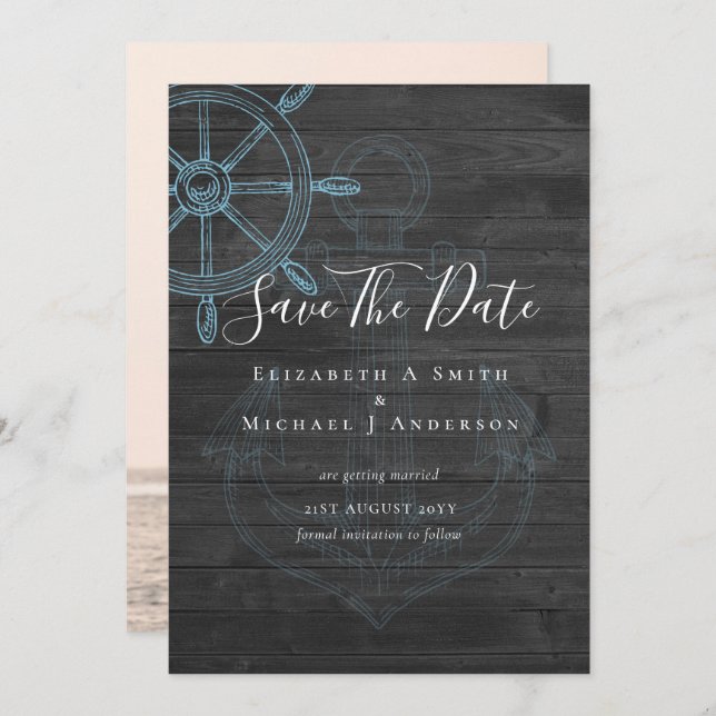 Nautisk PHOTO Spara Data Modern Oceanen (Fram/baksida)