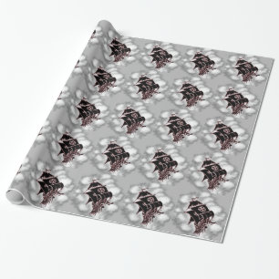 Nautisk piratfrakt presentpapper