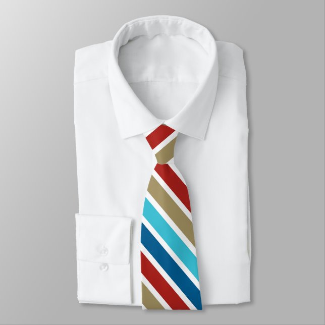 Nautisk randig design slips (Bunden)