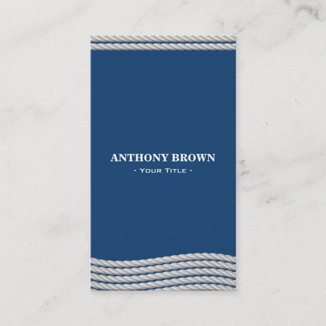 Nautisk repvisitkort visitkort (Framsida)