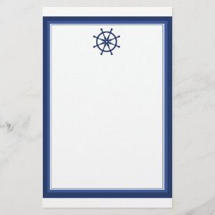 Nautisk roderbrevpapper brevpapper