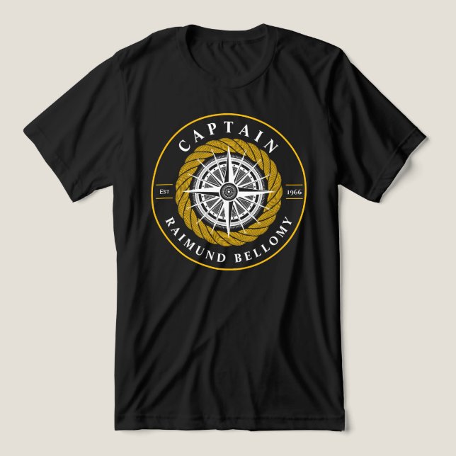 Nautisk segling t shirt (Design Framsida)