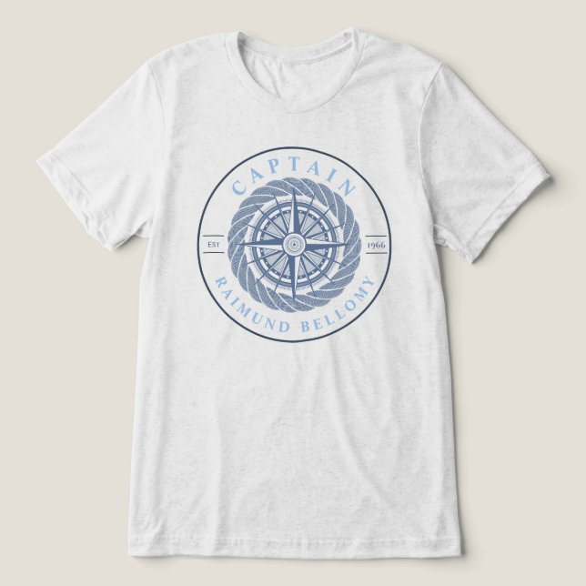Nautisk segling t shirt (Design Framsida)