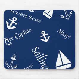 Nautisk segling Theme Mousepads Musmatta