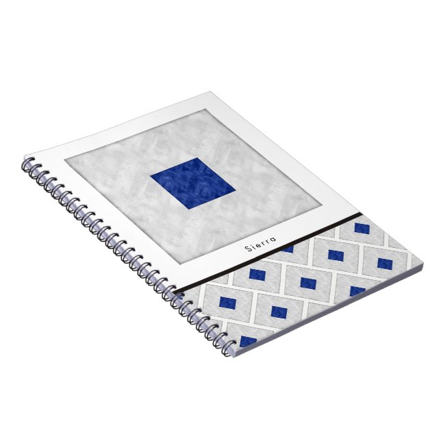 Nautisk signalsjö - Flagga för vattenfärg Anteckningsbok Med Spiral (Högra Sidan)