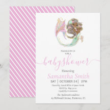 Nautisk sjöjungfru Baby Shower