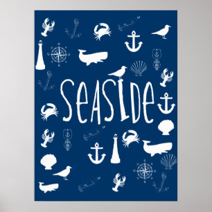 Nautisk sjösida poster