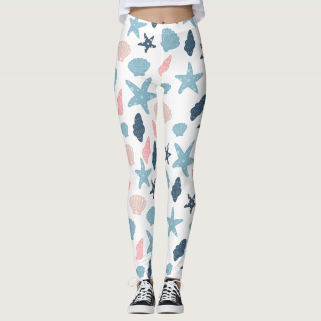 Nautisk sjöstjärna leggings (Framsida)