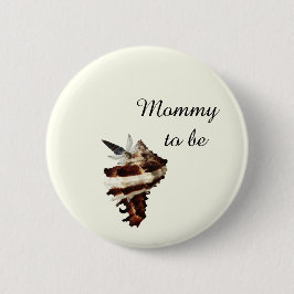 Nautisk snäcka under havsbottnen öknar chic-fjäril knapp