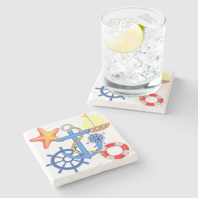 Nautisk Stenunderlägg (Sidan)