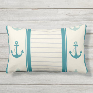 Nautisk stilfull design utomhuskudde